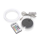 biOrb Halo 15L / 4 Gallon All-in-One Acrylic Aquarium Kit with Multicolor Light