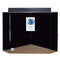 Clear For Life Corner UniQuarium 3-in-1 Pentagon Fresh or Saltwater Acrylic Aquarium 50 Gallons - 24"L x 24"W x 24"H / Black